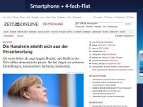 Bild zum Artikel: NSA-Affäre: 
			  Die Kanzlerin stiehlt sich aus der Verantwortung