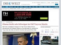 Bild zum Artikel: Umstrittenes Urteil: Obama bricht sein Schweigen im Fall Trayvon Martin