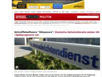 Bild zum Artikel: Schnüffelsoftware 'XKeyscore': Deutsche Geheimdienste setzen US-Spähprogramm ein