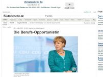 Bild zum Artikel: Merkel im Wahlkampf: Die Berufs-Opportunistin