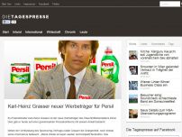 Bild zum Artikel: Karl-Heinz Grasser neuer Werbeträger für Persil