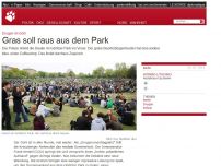 Bild zum Artikel: Drogen im Görli: Gras soll raus aus dem Park