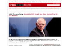 Bild zum Artikel: NSA-Überwachung: Schäuble hält Empörung über Spähaffäre für übertrieben