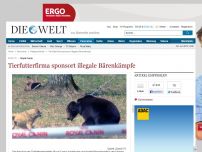 Bild zum Artikel: Royal Canin: Tierfutterfirma sponsort illegale Bärenkämpfe