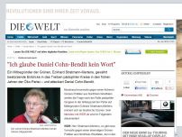 Bild zum Artikel: Kindesmissbrauch: 'Ich glaube Daniel Cohn-Bendit kein Wort'