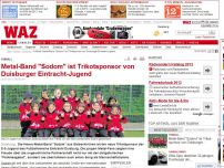Bild zum Artikel: Metal-Band 'Sodom' ist Trikotsponsor von Duisburger Eintracht-Jugend