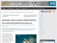 Bild zum Artikel: Einmalig: Indien erkennt offiziell Delfine als nicht-menschliche Personen an