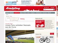 Bild zum Artikel: Grünwalder Stadion: Löwen-Fans vertreiben Neonazis aus der Kurve