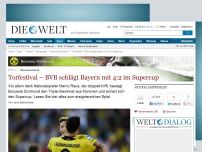 Bild zum Artikel: Minutenprotokoll: Torfestival – BVB schlägt Bayern mit 4:2 im Supercup