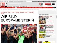 Bild zum Artikel: 1:0 gegen Norwegen - WIR SIND EUROPAMEISTERIN