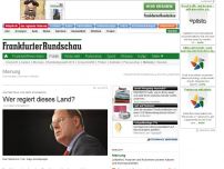 Bild zum Artikel: Gastbeitrag von Peer Steinbrück - Wer regiert dieses Land?