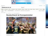 Bild zum Artikel: Frauenfußball-EM: Deutschland ist Europameister