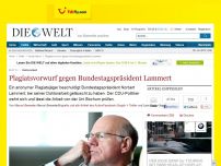 Bild zum Artikel: Doktorarbeit: Plagiatsvorwurf gegen Bundestagspräsident Lammert