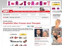 Bild zum Artikel: Jennifer Aniston: Empfiehlt 30er-Frauen eine Therapie