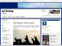 Bild zum Artikel: Ritual | Full Metal? Ohne mich!