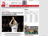Bild zum Artikel: 120 Millionen Euro!   -  

Real und Spurs einigen sich auf Rekordablöse für Bale