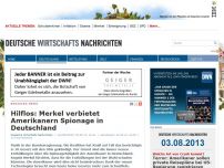 Bild zum Artikel: Knalleffekt: Merkel verbietet Amerikanern Spionage in Deutschland