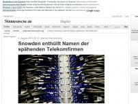 Bild zum Artikel: 'Kronjuwelen'-Dokumente: Snowden enthüllt Namen der spähenden Telekomfirmen
