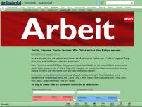 Bild zum Artikel: Babynamen 2012 - Justin, Jerome, Justin-Jerome: Wie die Österreicher ihre Babys nennen