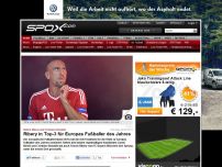 Bild zum Artikel: International: Ribery in Endauswahl für Europas Fußballer des Jahres