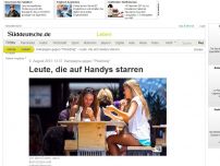 Bild zum Artikel: Kampagne gegen 'Phubbing': Mein Freund, der Smartphone-Starrer