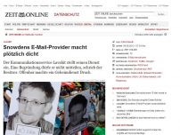 Bild zum Artikel: Lavabit: 
			  Snowdens E-Mail-Provider macht plötzlich dicht