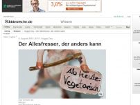 Bild zum Artikel: Veggie Day: Der Allesfresser, der anders kann