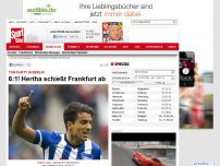 Bild zum Artikel: Tor-Party in Berlin   -  

6:1! Hertha schießt Frankfurt ab