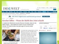 Bild zum Artikel: Schmonzes: Koscher kiffen – Wenn der Rabbi den Joint erlaubt