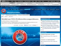Bild zum Artikel: Metalist aus UEFA-Wettbewerben ausgeschlossen