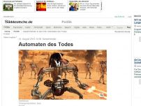 Bild zum Artikel: Kampfroboter: Automaten des Todes