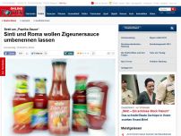 Bild zum Artikel: Streit um „Paprika-Sauce“ - Sinti und Roma wollen Zigeunersauce umbenennen lassen