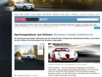 Bild zum Artikel: Sportwagenbauer aus Dülmen: Wiesmann meldet Insolvenz an