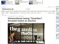 Bild zum Artikel: Nach NSA-Enthüllungen: Großbritannien zwingt 'Guardian', Snowden-Festplatten zu zerstören