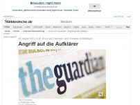 Bild zum Artikel: Druck auf 'Guardian' nach Snowden-Enthüllungen: Angriff auf die Aufklärer