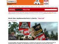 Bild zum Artikel: Streit um Asylbewerberheim in Berlin: 'Haut ab'