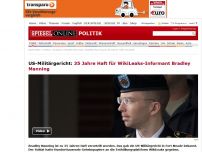 Bild zum Artikel: US-Militärgericht: 35 Jahre Haft für WikiLeaks-Informant Bradley Manning