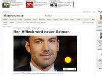 Bild zum Artikel: Filmstart 2015: Ben Affleck wird neuer Batman