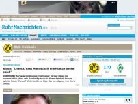 Bild zum Artikel: Borussia Dortmund: Klopp: 'Chance, dass Mannschaft ohne Götze besser spielt'