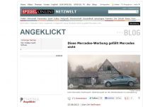 Bild zum Artikel: Angeklickt: Diese Mercedes-Werbung gefällt Mercedes nicht