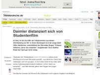 Bild zum Artikel: Provokante Werbung: Daimler distanziert sich von Studentenfilm