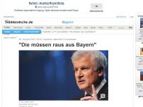 Bild zum Artikel: Seehofer attackiert Fernsehteam: 'Die müssen raus aus Bayern'