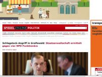 Bild zum Artikel: Schlagstock-Angriff in Greifswald: Staatsanwaltschaft ermittelt gegen vier NPD-Funktionäre