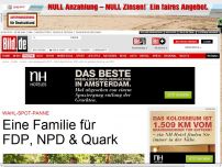 Bild zum Artikel: Wahl-Spot-Panne - FDP wirbt mit gleicher Familie wie NPD