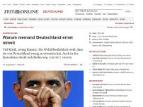 Bild zum Artikel: Kolumne Wir Amis: 
			  Warum niemand Deutschland ernst nimmt