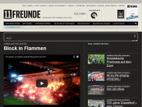 Bild zum Artikel: Block in Flammen