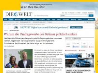 Bild zum Artikel: Bundestagswahl: Warum die Umfragewerte der Grünen plötzlich sinken