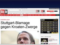 Bild zum Artikel: Europa-Aus! - Stuttgart-Blamage gegen Kroaten-Zwerge