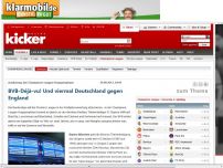 Bild zum Artikel: BVB-Déjà-vu! Und viermal Deutschland gegen England