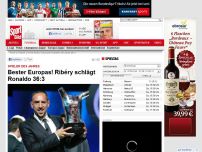 Bild zum Artikel: Spieler des Jahres  -  

Ribéry auf Europas Thron